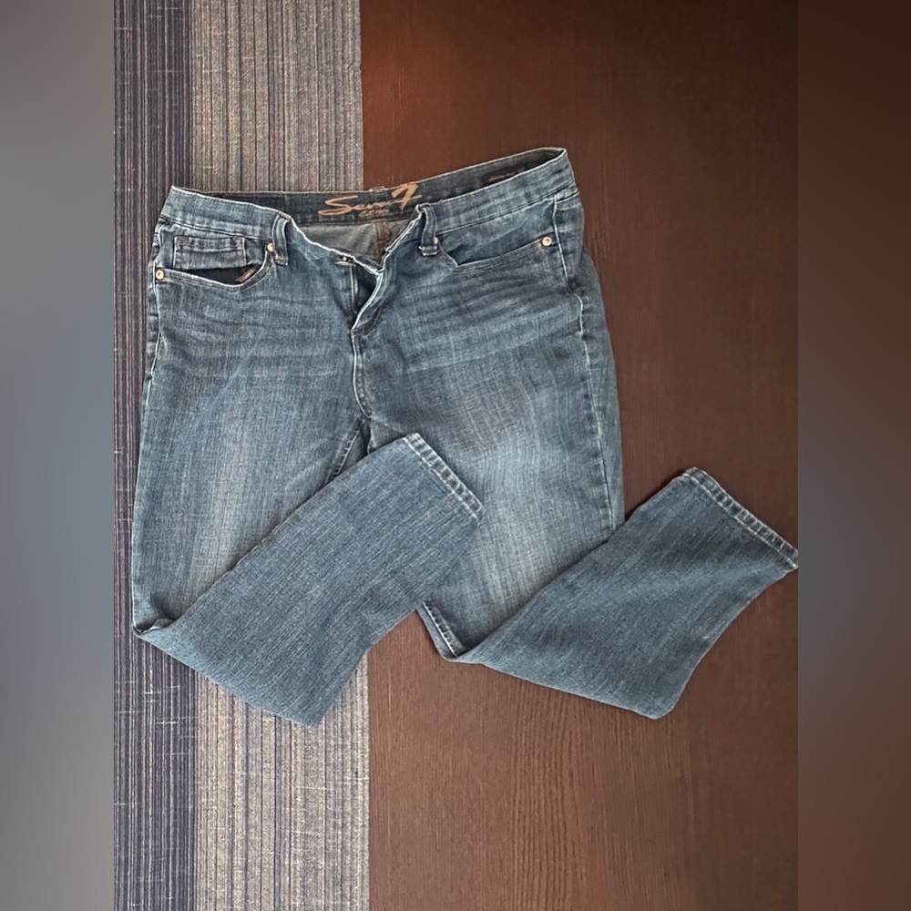 Seven7 Women's Classic Blue Skinny Jeans